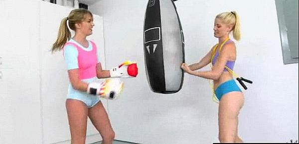  Action On Tape Between Lesbians Teen Hot Girls (Charlotte Stokely & Kenna James) vid-09